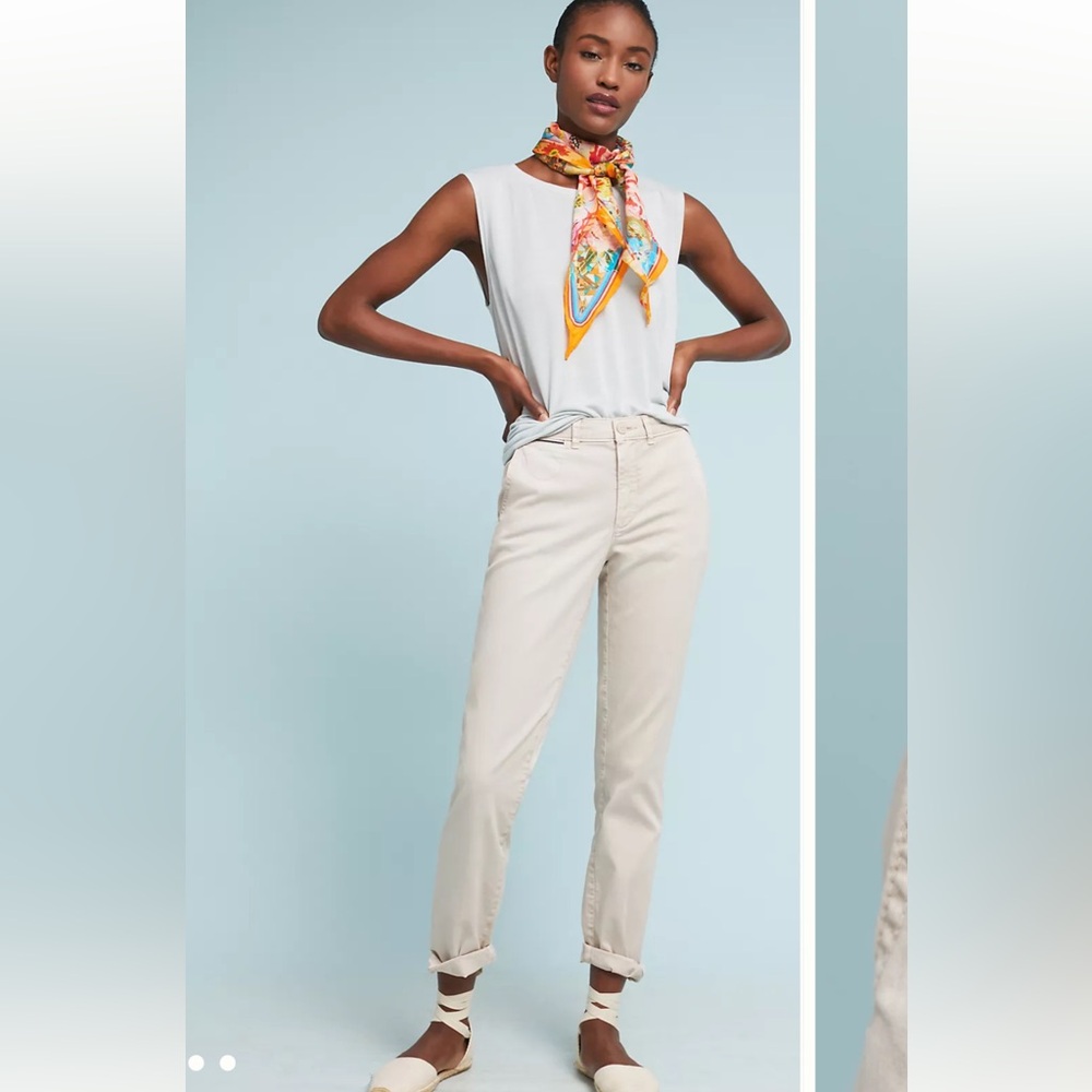 Anthropologie Relaxed Chino Pants